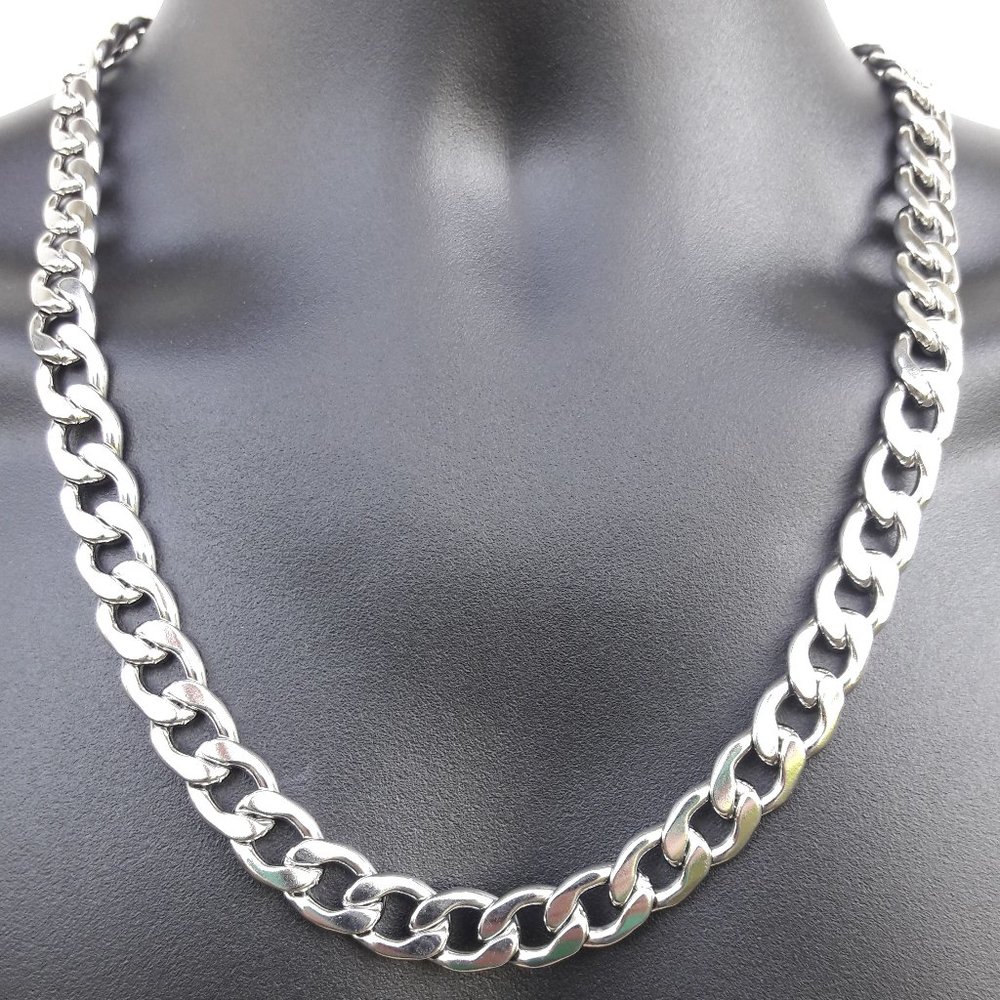 Men's 11mm Cuban Curb Chain 24"